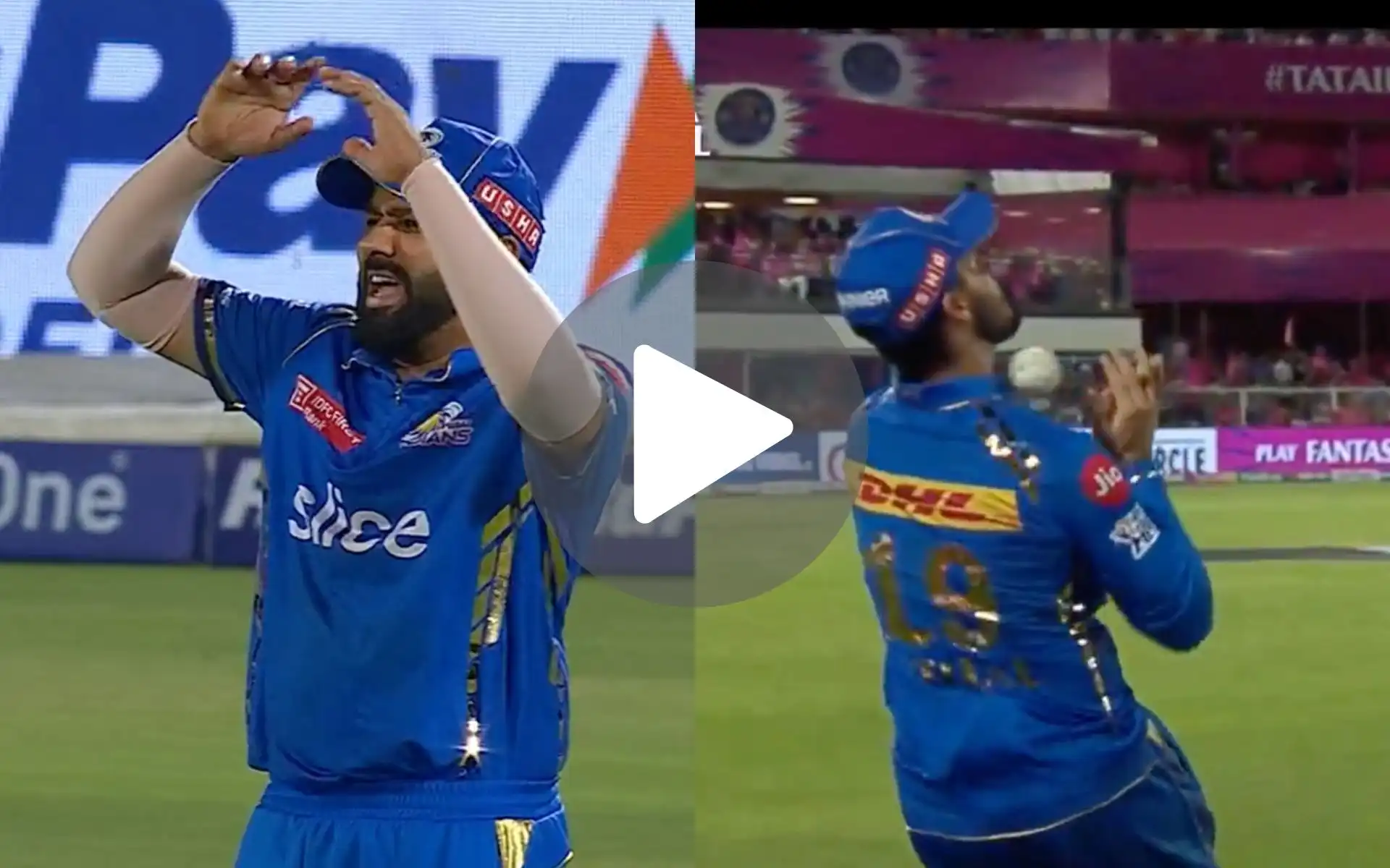 [Watch] Rohit Sharma Loses His Cool As Wadhera Drops An Absolute Dolly, Jaiswal Gets Six